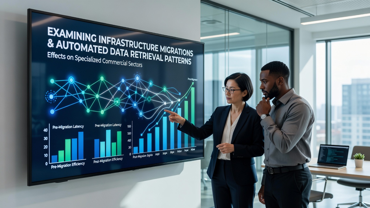 Examining Infrastructure Migrations and Their Effects on Automated Data Retrieval Patterns in Specialized Commercial Sectors